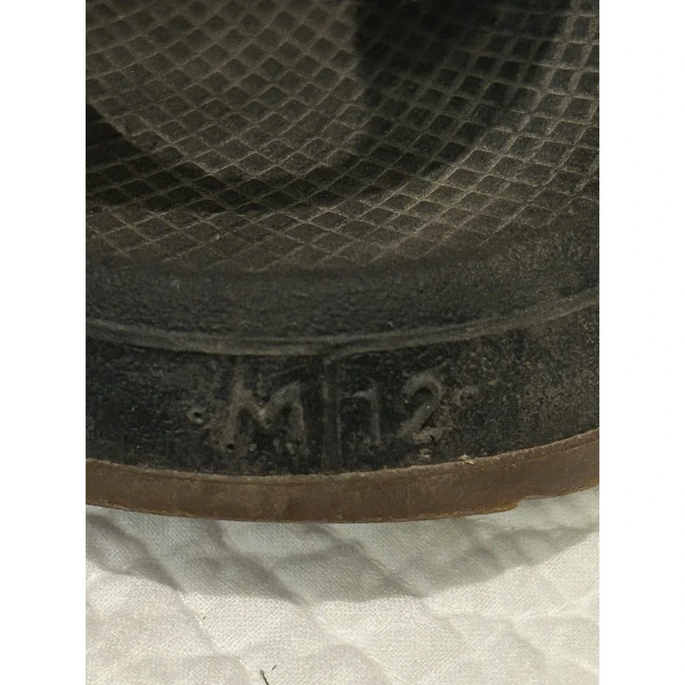 Chaco Z/CLOUD‎ ADJUSTABLE CUSHIONED SANDALS Mens Size 12 Black/white Gum Outsole